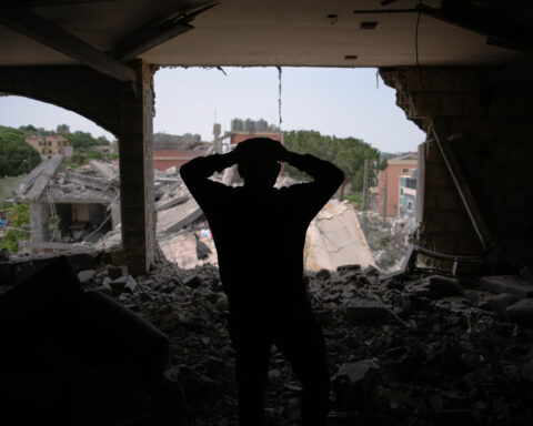 The Latest: A 10-day Lebanon ceasefire appears to hold as European leaders set to meet over Strait