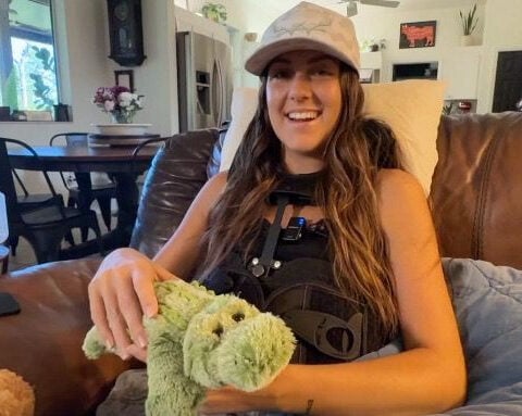 Woman survives rollover crash after hitting 9-foot gator on Florida road