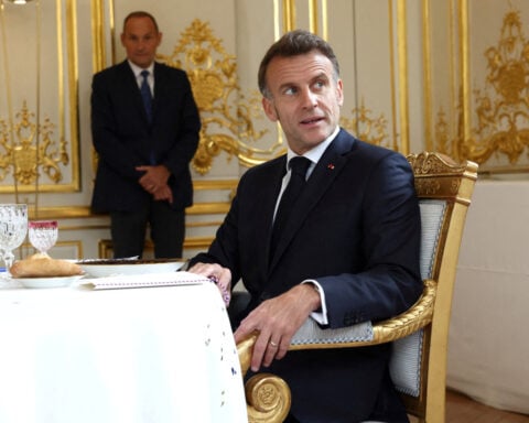 France's Macron sympathises with authors who quit Bollore-owned publisher