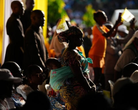 Pope urges Africa's youth to resist dual temptations of migration and corruption in Cameroon