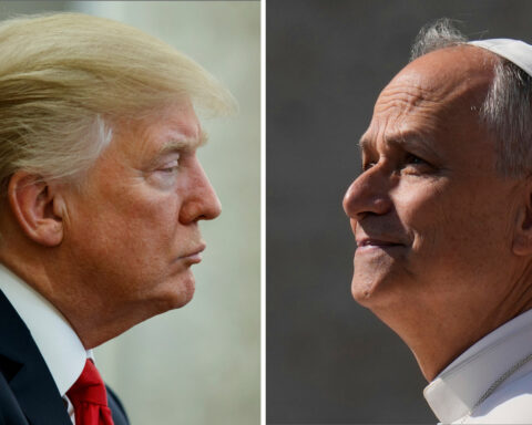 Pope Leo XIV says ‘not in my interest at all’ to debate Trump but will keep preaching peace