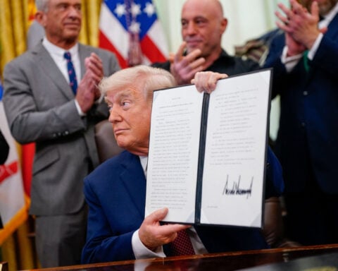 Trump accelerates research on psychedelic treatments and asks, ‘Can I have some?’