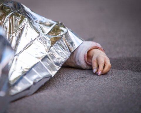 A mass shooting in Ukraine's capital leaves 6 dead before police shot and killed the gunman