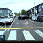 Video shows moment car runs red light, kills driver and dog in West Philadelphia crash