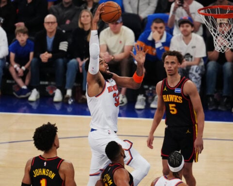 Brunson and Towns lead the Knicks past the Hawks 113-102 in Game 1 of their series
