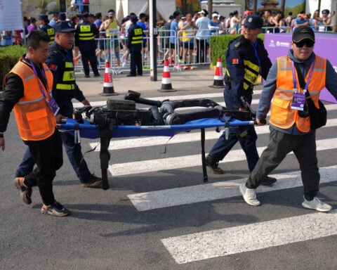 A humanoid robot sprints to victory in Beijing, beating the human half-marathon world record