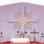 Pope urges Angola to overcome divisions at Mass attended by 100,000 people