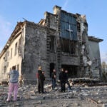 Russian attacks kill at least 2 as Ukraine strikes a Russian drone factory