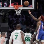 Jayson Tatum has strong return to playoffs for Celtics, who rout 76ers 123-91 in Game 1