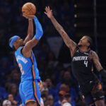 Gilgeous-Alexander scores 25 as reigning champion Thunder open playoffs with 119-84 win over Suns