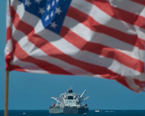 Oil prices rise anew after a US-Iran standoff in the Strait of Hormuz strands tankers