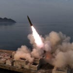 North Korea again tests cluster munitions in a launch observed by Kim and his daughter