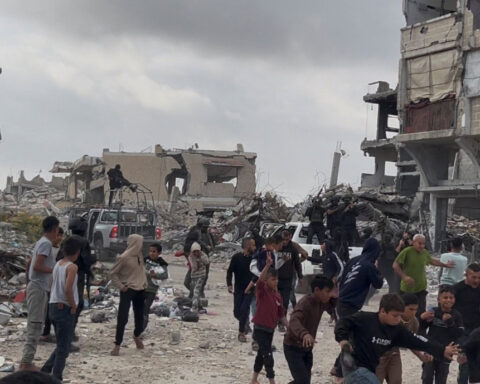 Israeli strikes kill five in Gaza, Hamas clashes with Israeli-backed militia