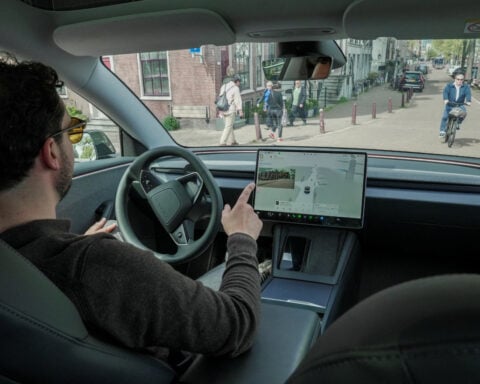 Inside one of Amsterdam's first supervised self-driving Teslas