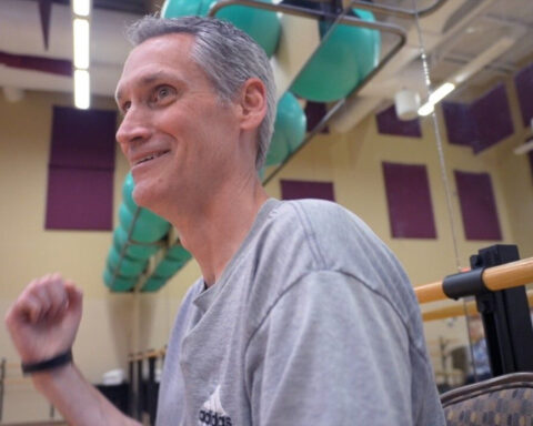 His dad died from Parkinson’s disease. Now, he teaches an exercise class for people living with the disease