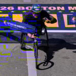 Switzerland great Marcel Hug claims his ninth Boston Marathon wheelchair title and fourth straight