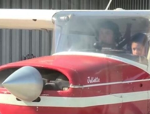 8-year-old logs flight hours while chasing his dream of becoming a pilot