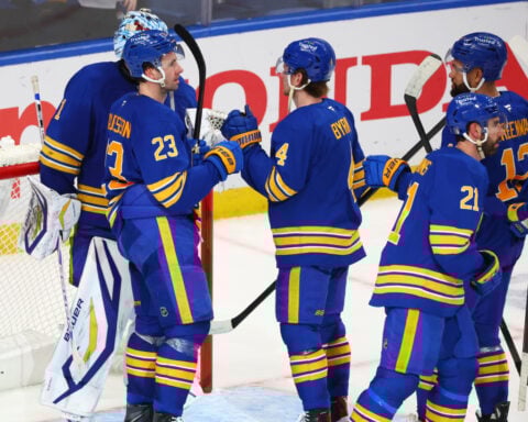 Sabres mark return to the playoffs by rallying to beat Bruins