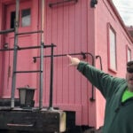 Neighbors clean up vandalized staple of their neighborhood