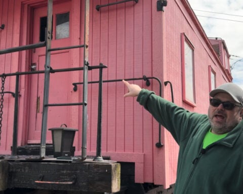Neighbors clean up vandalized staple of their neighborhood