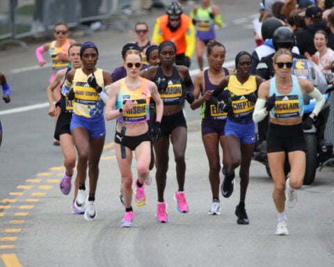 Zouhair Talbi and Jess McClain run the fastest times ever for Americans at the Boston Marathon