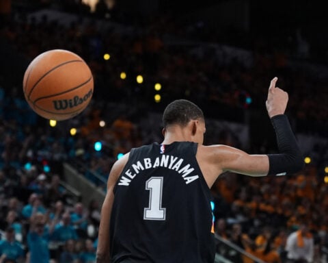 Victor Wembanyama is a unanimous selection as the NBA's defensive player of the year