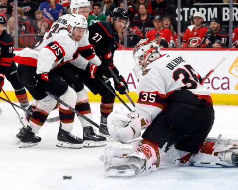 Martinook's goal lifts Hurricanes past Senators 3-2 in 2OT after he misses rare OT penalty shot