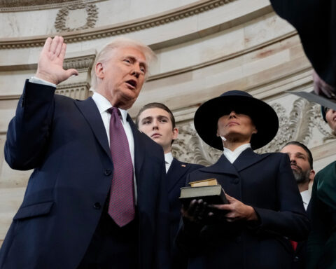 Trump and other top Republicans read passages in a marathon Bible event