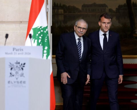 France's Macron vows to help Lebanese prepare negotiations with Israel
