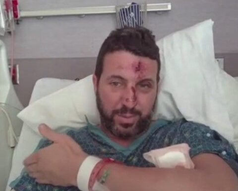 Community rallies behind teacher hit while helping stranded driver