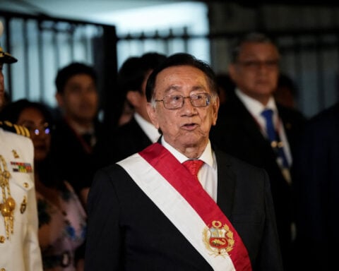 Peru's Balcazar says payment for F-16 purchase postponed until next government takes power