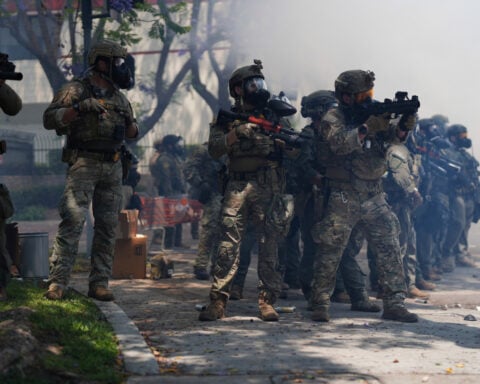 Federal appeals court blocks California law requiring federal agents to wear identification