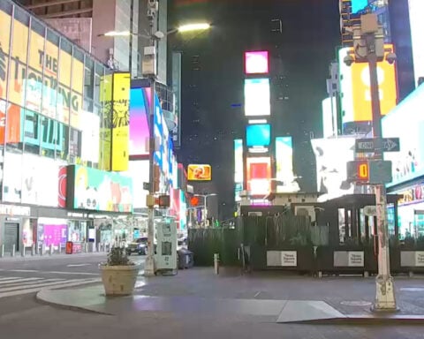 NYPD searching for father after baby girl in stroller abandoned in Times Square