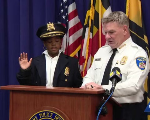11-year-old Baltimore City Public Schools student becomes police commissioner for a day