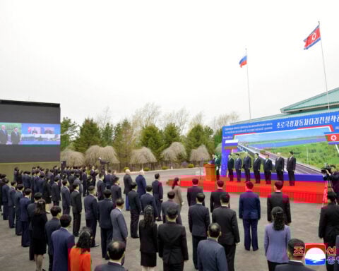 North Korea, Russia aim to open new road bridge soon, KCNA says