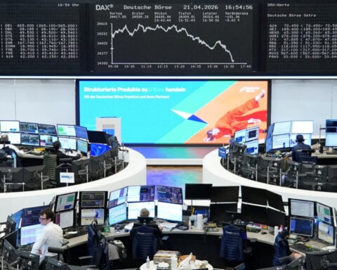 European shares muted as investors assess Mideast developments, corporate earnings