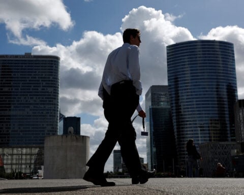 Euro zone business activity contracted in April as costs rocketed, PMI shows