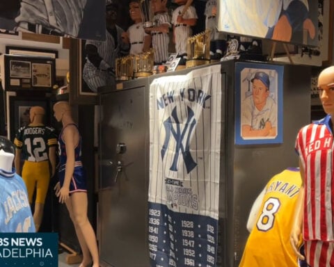 A South Jersey sports museum owner brought Pope Leo XIV gifts during a trip to Rome