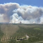 Southern US wildfires force residents to flee, leaving them unsure if their homes are standing