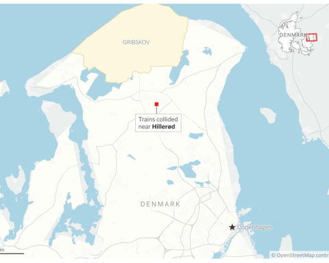 2 trains collide in Denmark, critically injuring 5 people