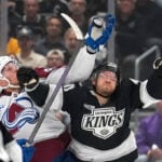 Avalanche get a pair of lucky goals and hold off Kings 4-2, taking a 3-0 series lead