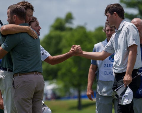 Fitzpatrick brothers pull within shot of Smalley and Springer at Zurich Classic