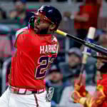 Braves CF Harris scratched from the lineup, then comes through as pinch-hitter vs Phillies