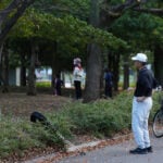 Japan awakens to Radio Taiso exercise tradition. One face of the country's longevity