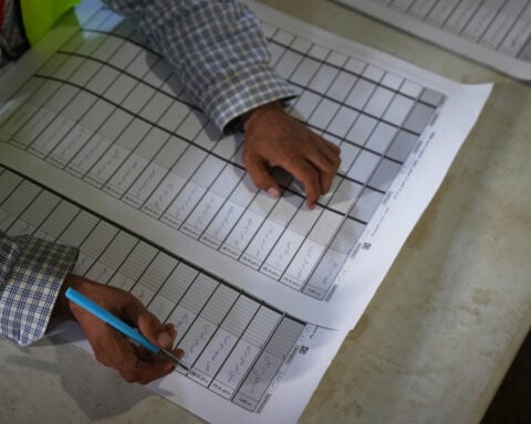 Palestinians vote in local elections in West Bank and part of Gaza