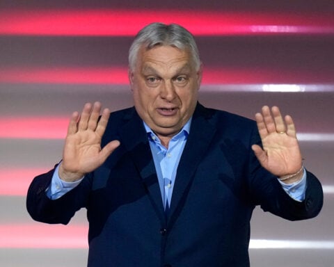 Orbán steps back after a landslide loss, vowing to rebuild Hungary’s 'national side'