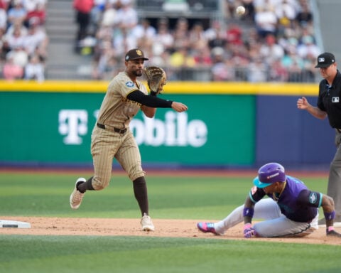 Padres rally past Diamondbacks 6-4 in Mexico City as Miller sets club record for scoreless streak