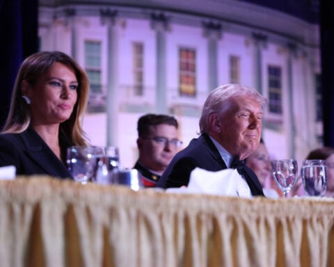 The Latest: Trump uninjured after security incident at White House Correspondents' dinner