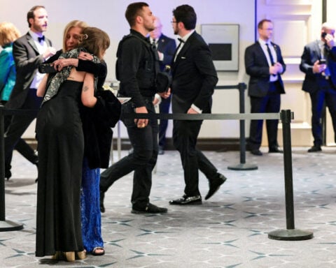 Thuds, an eerie silence, then chaos at Trump dinner with White House journalists