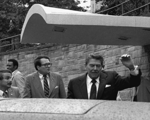 Sound of gunfire carries eerie echoes of Reagan's shooting outside the same Washington hotel